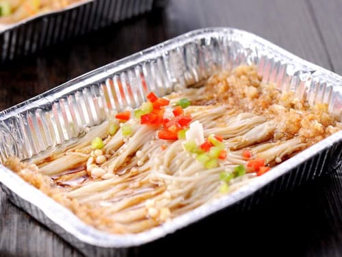 南岸锡纸烤金针菇